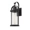 Z-Lite Roundhouse 1 Light Outdoor Wall Sconce, Black And Clear Seedy 569B-BK - alternate 1
